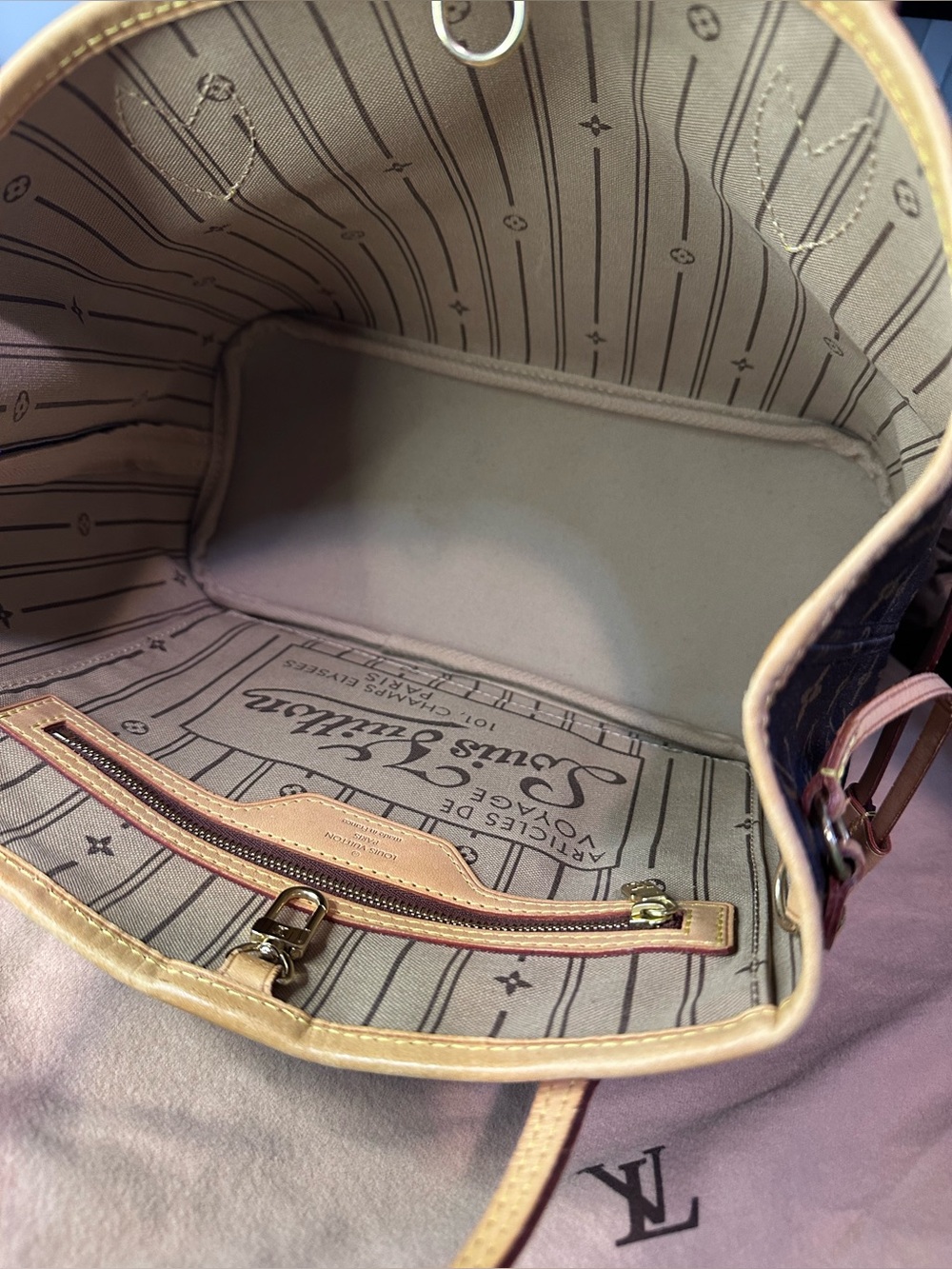 Louis Vuitton Neverfull Monogram Tote PM Brown Canvas - Picture 13 of 16